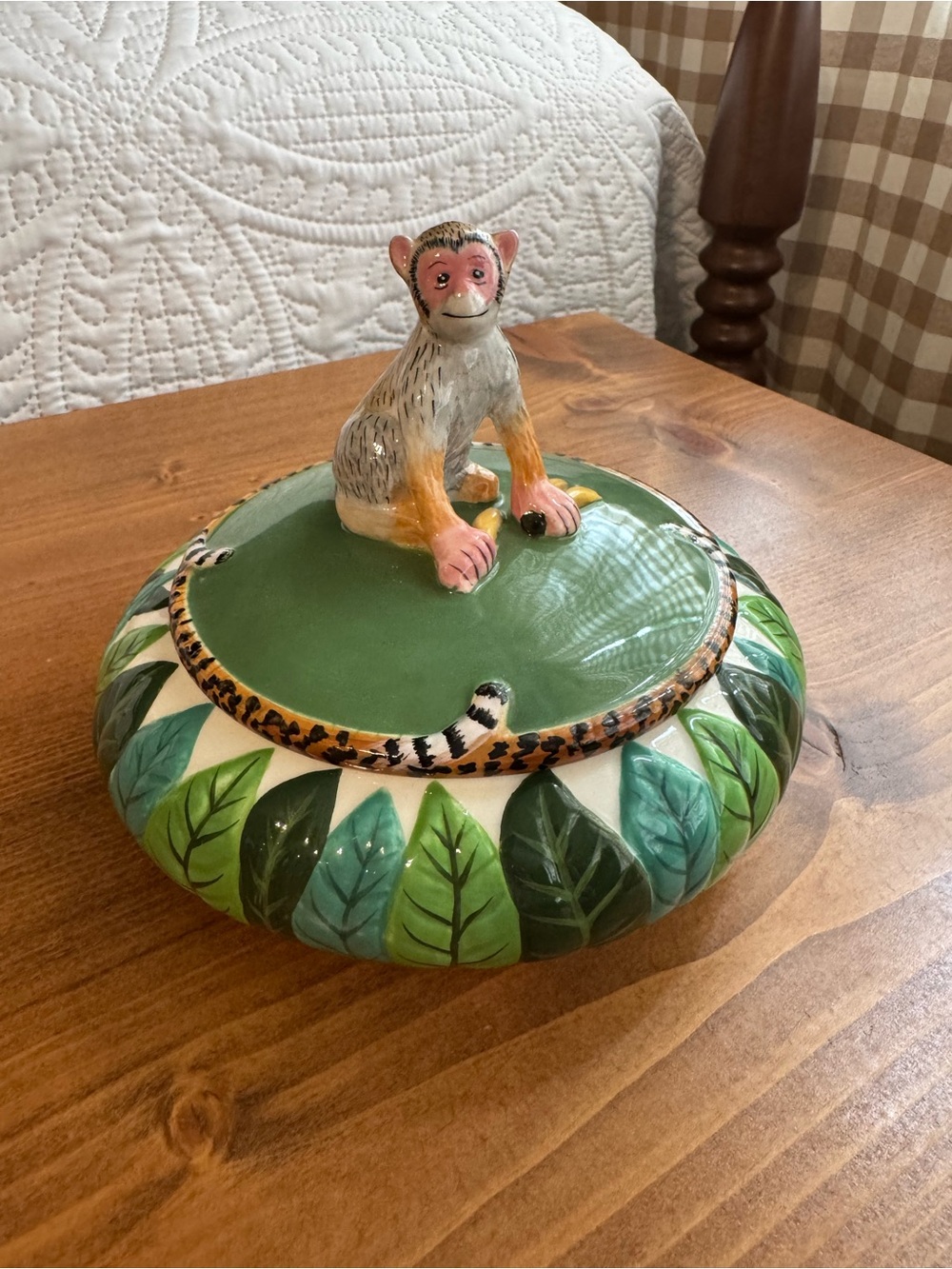 2006 Lynn Chase “Jungle Jubilee” Monkey Tureen